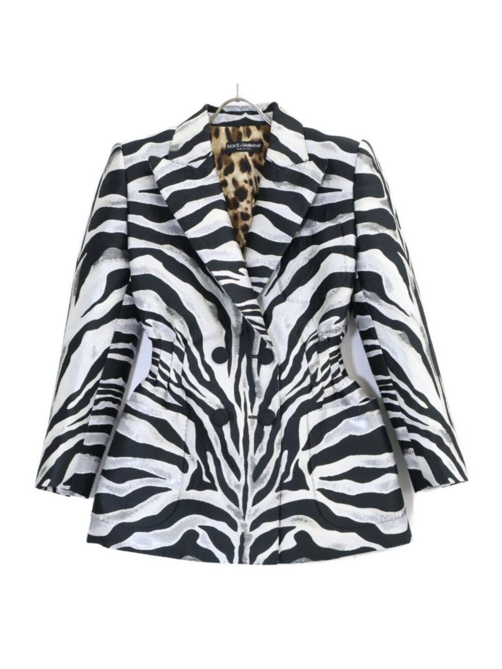 Dolce & Gabbana Zebra Leopard Jacket 38